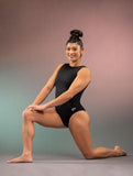 GK Ignite Black Tank Leotard
