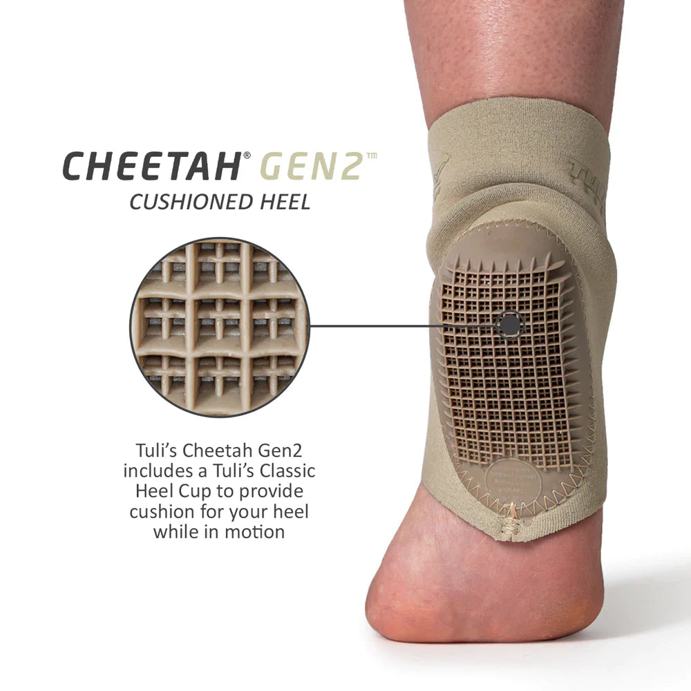 Tuli's Cheetah Gen2 FIG Compliant - Fitted Neoprene Ankle Support with Heel Cup