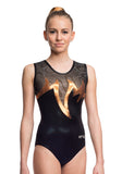 Ervy Sienna Leotard (Black and Gold)