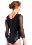 Ervy Charlet Long Sleeved Leotard (Black)