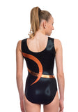 Ervy Melody Leotard (Black, Copper and Amber)