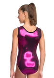 Ervy Charlene Leotard (Aubergine and Black)