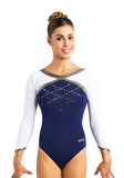 Ervy Elsy 3/4 Sleeved Leotard (Ink, White and Graphite)