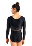 Ervy Tilly Long Sleeved Leotard (Black)