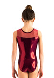Ervy Murron Leotard (Bordeaux and Light Red)