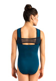 Ervy Maureen Leotard (Aquamarine and Graphite)