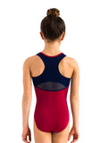 Ervy Payton Leotard (Bordeaux and Ink)