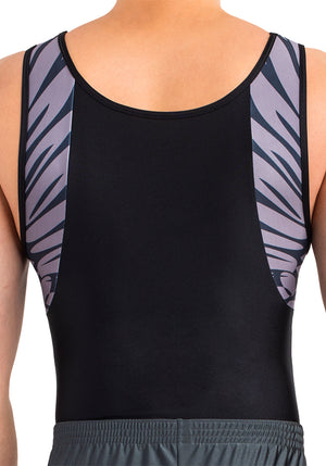 Ervy Rico Leotard (Black and Graphite)