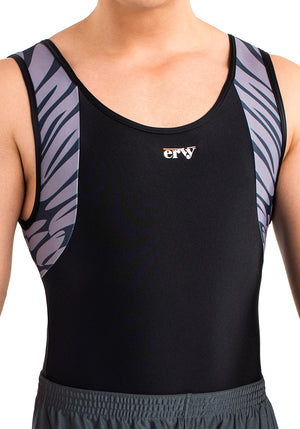 Ervy Rico Leotard (Black and Graphite)