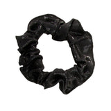 Ervy Classic Lack Shine Hair Scrunchie (Black) (4385490763842)