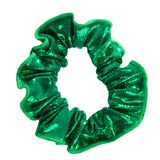 Ervy Classic Lack Shine Hair Scrunchie (Green)