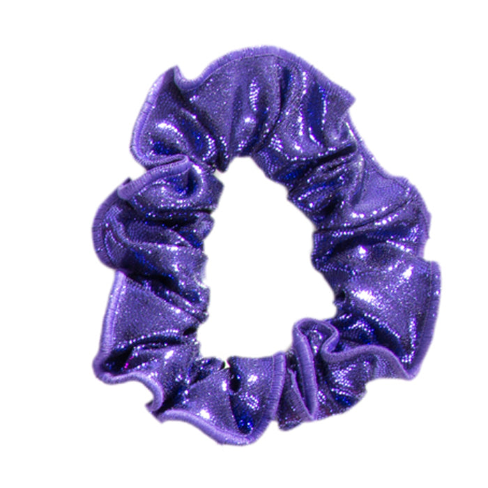 Ervy Classic Lack Shine Hair Scrunchie (Violet)