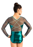 Ervy Dunja Leotard (Petrol, Graphite and Mint)