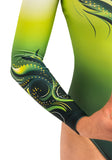 Ervy Dyla Long Sleeved Leotard (Kiwi Dyla Print)