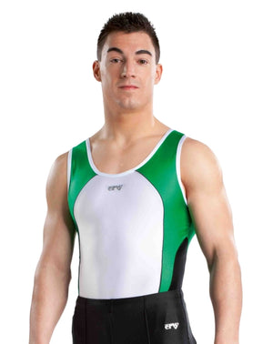 Ervy Alexander Leotard (White and Green)