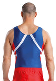 Ervy Brian Leotard (Blue, White and Red)
