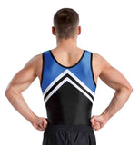 Ervy John Leotard (White, Blue and Black)