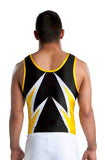 Ervy Steven Leotard (Black, White and Gold)