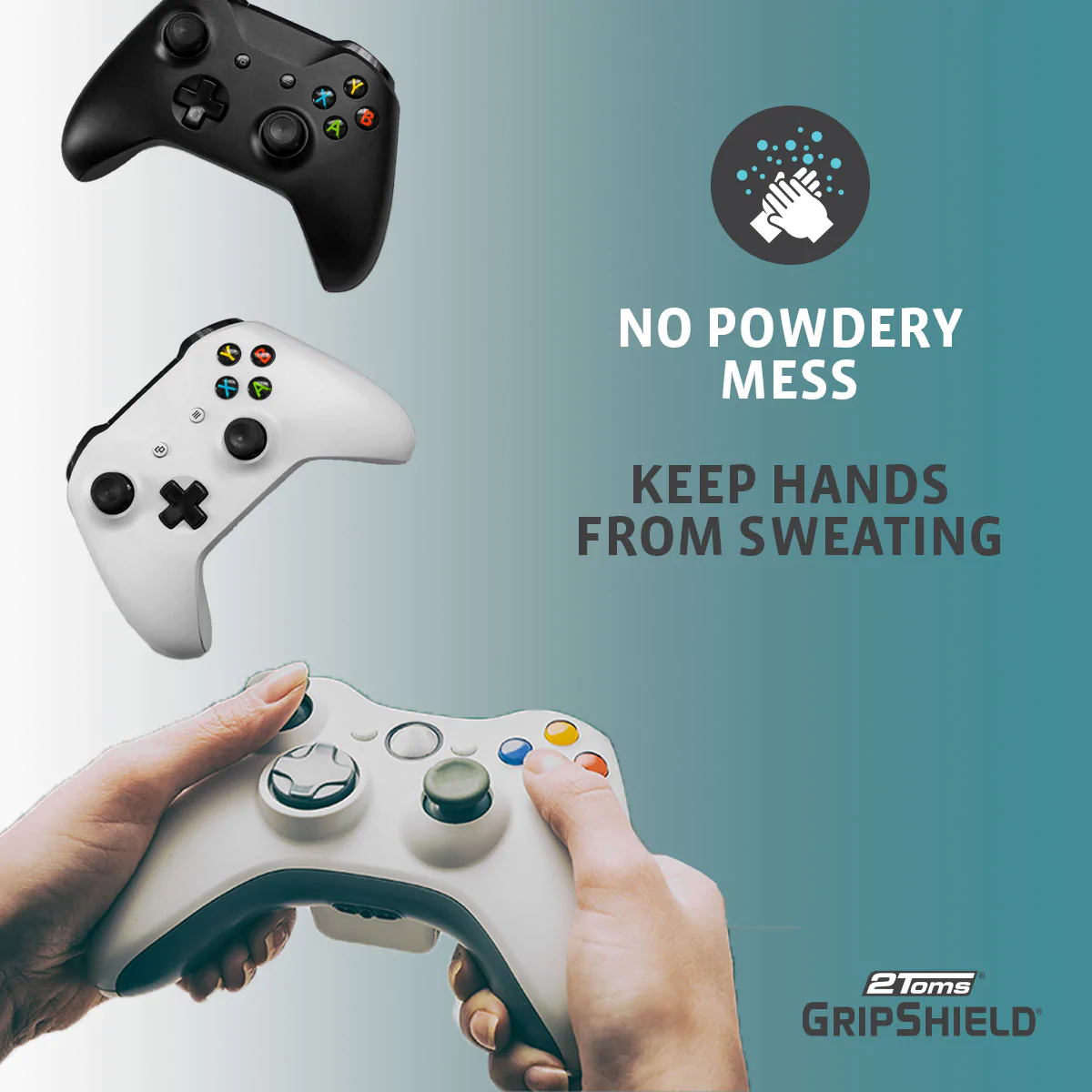 2Toms® GripShield® Grip Enhancer, Keeps Hands Dry