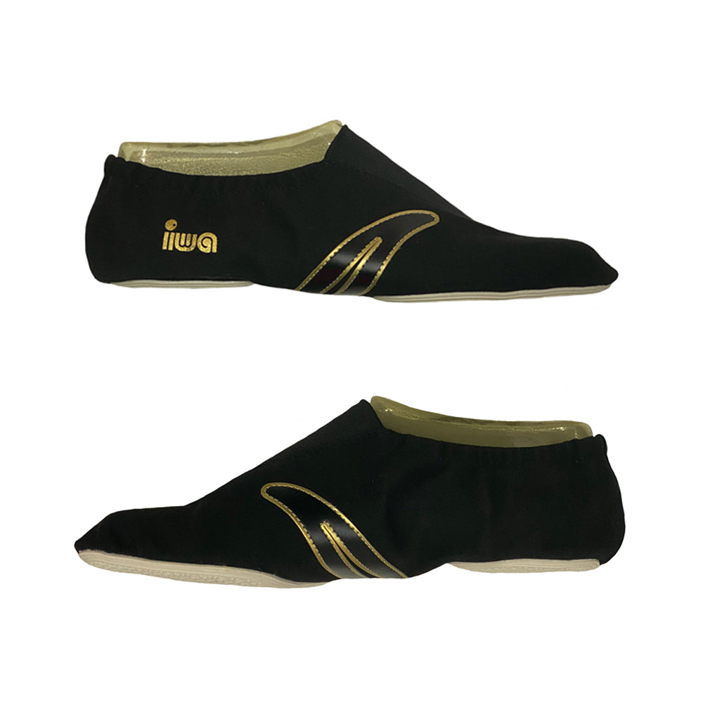 IWA 507 Black Artistic Gymnastic Shoes Side View