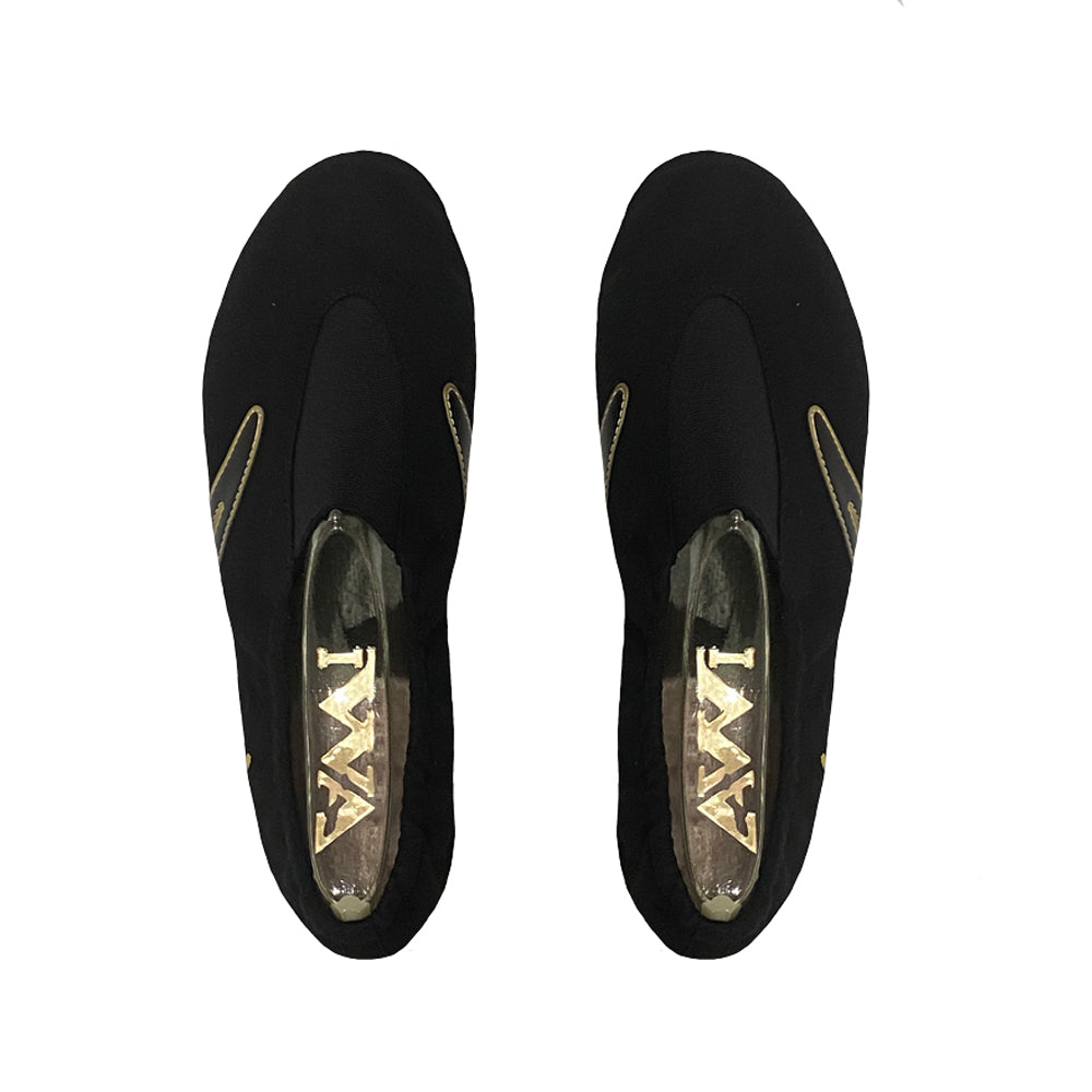 IWA 507 Black Artistic Gymnastic Shoes Top View