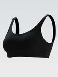 GK Cotton/Spandex Scoop Back Sports Bra