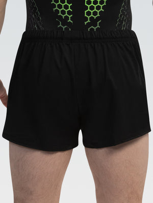 Men's GK Campus Stretchtek Black Gymnastics Shorts