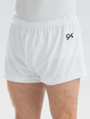 Men's GK Campus Stretchtek White Gymnastics Shorts