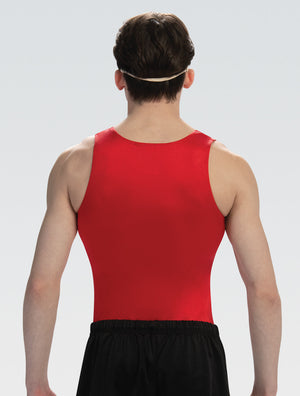 Men's GK Basic Red Competition Leotard