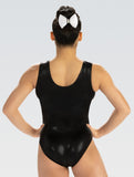 GK Classic Mystique Black Tank Leotard