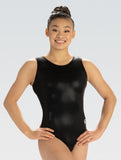 GK Classic Mystique Black Tank Leotard