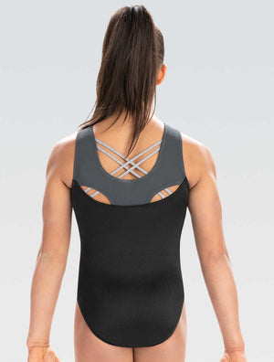 GK Spaghetti Back Workout Leotard