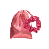 Ervy Handguard Bag & Scrunchie (Lipstick Pink)