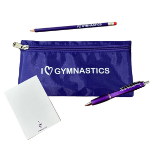 "I Love Gymnastics" Stationery Set