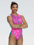 GK Pink Pride Tank Leotard