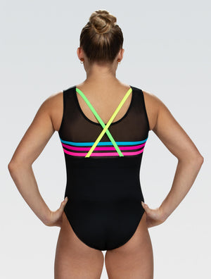 GK Neon Dusk Tank Leotard