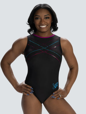 GK Simone Biles Neon Force Tank Leotard