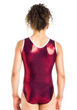 Ervy Anny Leotard (Bordeaux and Silver)