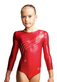 Ervy Ava Long Sleeved Leotard (Red)