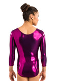 Ervy Ava 3/4 Sleeved Leotard (Aubergine)