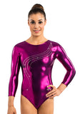 Ervy Ava 3/4 Sleeved Leotard (Aubergine)