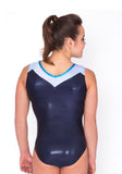 Ervy Auriga Leotard (Ink, Caribbean Blue and Lilac)