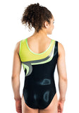 Ervy Sigma Leotard (Black and Kiwi)