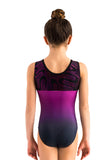 Ervy Sherata Leotard (Midnight Blue, Plum and Black)