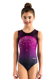 Ervy Sherata Leotard (Midnight Blue, Plum and Black)