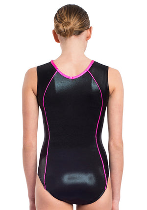 Ervy Kallista Leotard (Black and Pink)