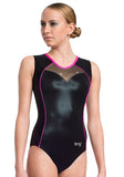 Ervy Kallista Leotard (Black and Pink)
