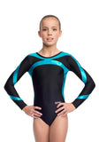 Ervy Andromeda Long Sleeved Leotard (Caribbean Blue)