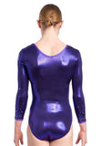 Ervy Orion 3/4 Sleeved Leotard (Violet and Orchid)