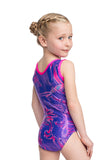 Ervy Juno Leotard (Purple and Neon Pink)